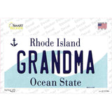 Grandma Rhode Island State Novelty Sticker Decal Small