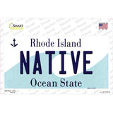 Native Rhode Island State Novelty Sticker Decal Small