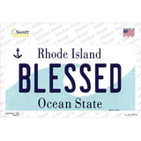 Blessed Rhode Island State Novelty Sticker Decal Small