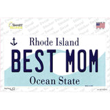 Best Mom Rhode Island State Novelty Sticker Decal Small