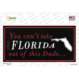 Florida Dude Novelty Sticker Decal Small