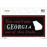 Georgia Dude Novelty Sticker Decal Small