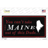 Maine Dude Novelty Sticker Decal Small