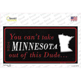 Minnesota Dude Novelty Sticker Decal Small