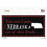 Nebraska Dude Novelty Sticker Decal Small