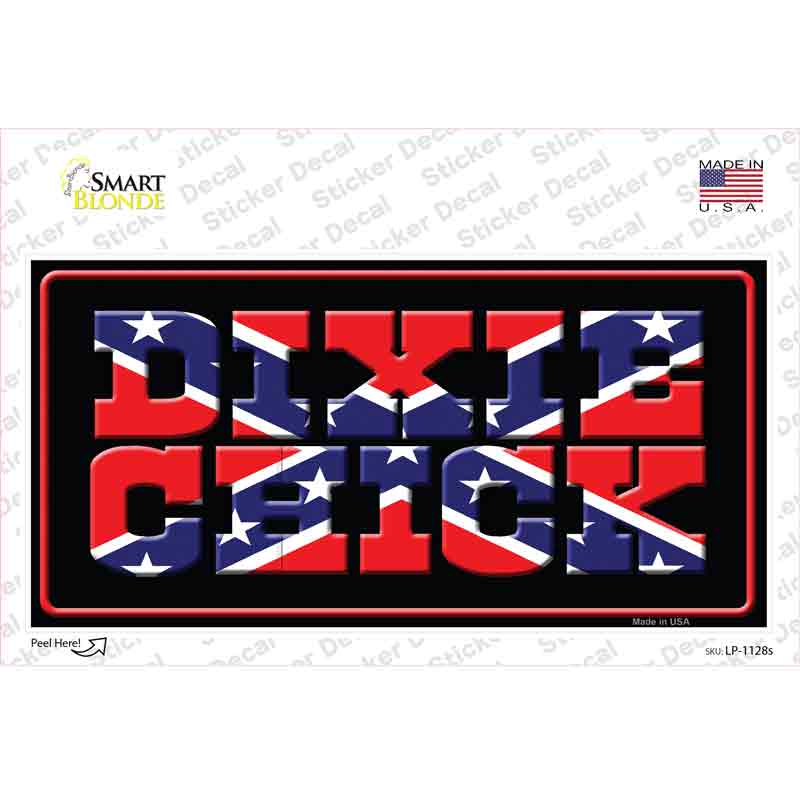 Dixie Chick Novelty Sticker Decal Small