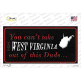 West Virginia Dude Novelty Sticker Decal Small