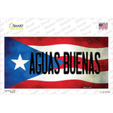 Aguas Buenas Puerto Rico Flag Novelty Sticker Decal Small