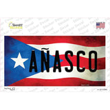 Anasco Puerto Rico Flag Novelty Sticker Decal Small