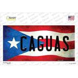 Caguas Puerto Rico Flag Novelty Sticker Decal Small