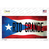 Rio Grande Puerto Rico Flag Novelty Sticker Decal Small