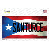 Santurce Puerto Rico Flag Novelty Sticker Decal Small