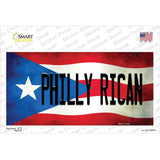 Philly Rican Puerto Rico Flag Novelty Sticker Decal Small