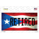 Retired Puerto Rico Flag Novelty Sticker Decal Small