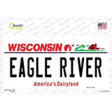 Eagle River Wisconsin Novelty Sticker Decal Small