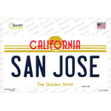 San Jose California Novelty Sticker Decal Small