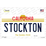 Stockton California Novelty Sticker Decal Small