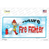 Future Fire Fighter Novelty Sticker Decal
