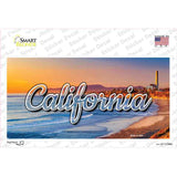 California Beach State Novelty Sticker Decal Small