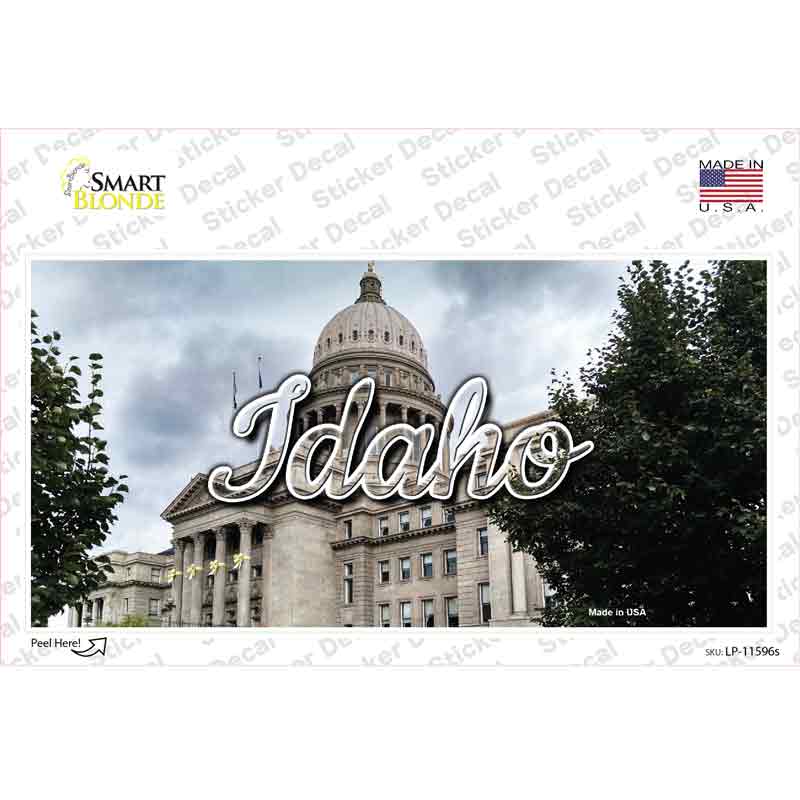 Idaho Capital Building State Novelty Sticker Decal Small