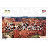 New Mexico Red Canyon State Novelty Sticker Decal Small