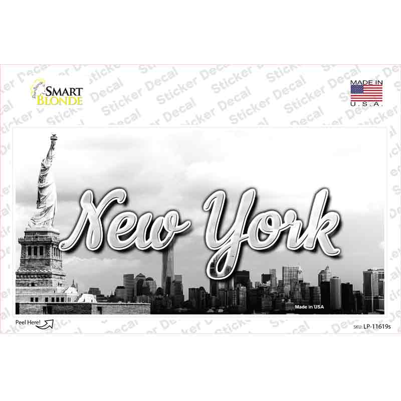 New York Statue of Liberty State Novelty Sticker Decal Small