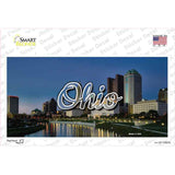 Ohio River City Skyline State Novelty Sticker Decal Small