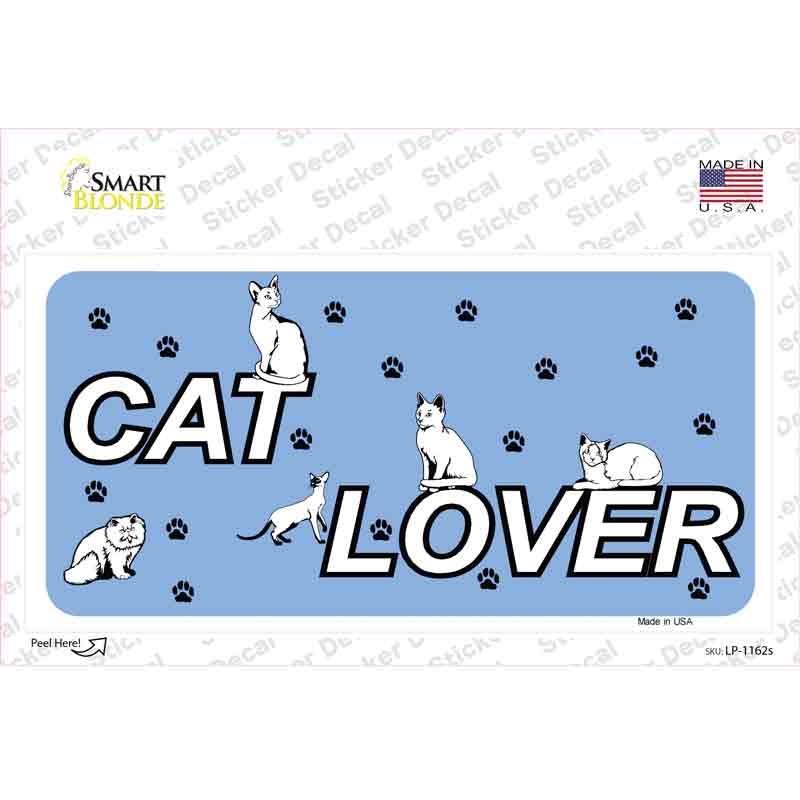 Cat Lover Novelty Sticker Decal Small