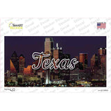 Texas City Lights Novelty Sticker Decal Small