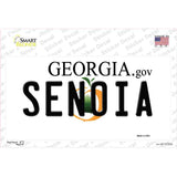 Senoia Georgia State Novelty Sticker Decal Small