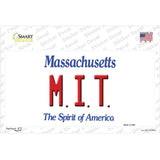 MIT Massachusetts State Novelty Sticker Decal Small