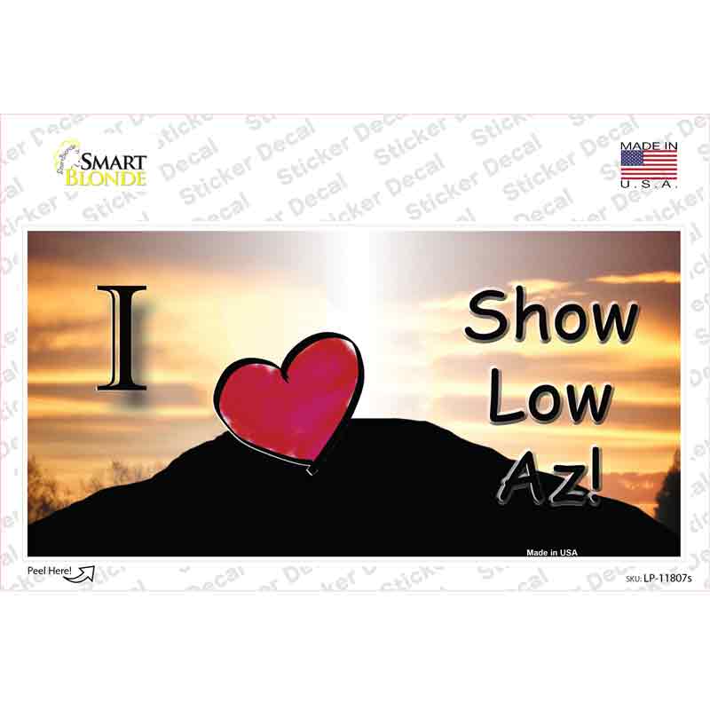 Show Low Hilltop Arizona Novelty Sticker Decal