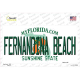 Florida Fernandina Beach Novelty Sticker Decal Small