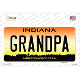 Indiana Grandpa Novelty Sticker Decal Small