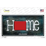 Colorado Home State Outline Novelty Sticker Decal Small