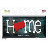 Connecticut Home State Outline Novelty Sticker Decal Small