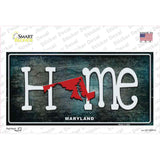 Maryland Home State Outline Novelty Sticker Decal Small