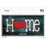 Montana Home State Outline Novelty Sticker Decal Small