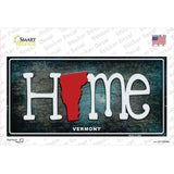 Vermont Home State Outline Novelty Sticker Decal Small