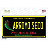 Arroyo Seco Black New Mexico Novelty Sticker Decal Small