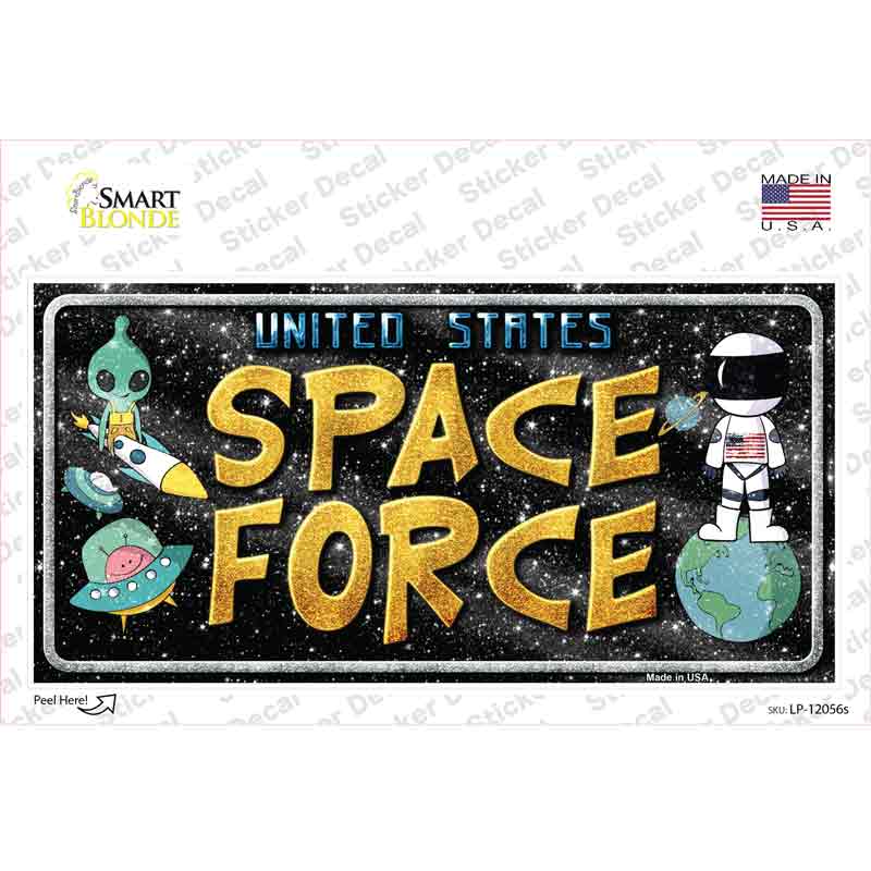 Space Force Novelty Sticker Decal