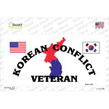 Korean Conflict Veteran Novelty Sticker Decal Small