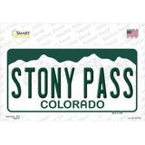 Stony Pass Colorado Novelty Sticker Decal Small