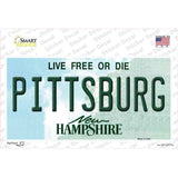 Pittsburg New Hampshire Novelty Sticker Decal Small