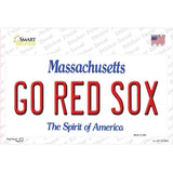 Go Red Sox Massachusetts Novelty Sticker Decal Small