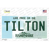 Tilton New Hampshire Novelty Sticker Decal Small