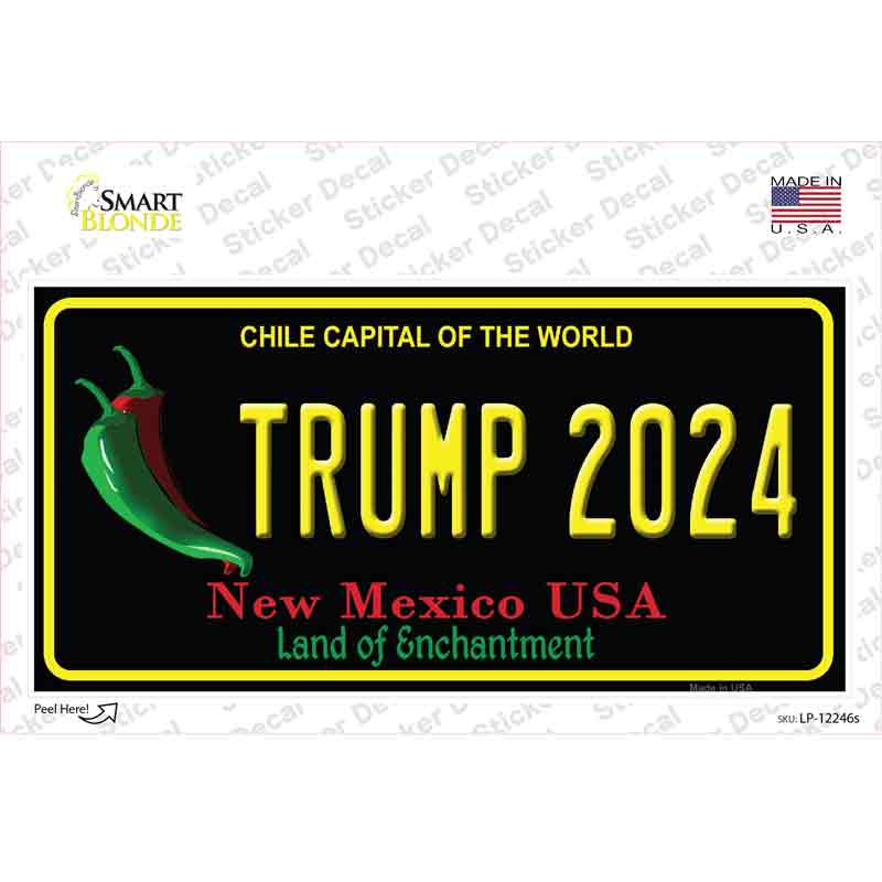 Trump 2024 New Mexico Novelty Sticker Decal Small