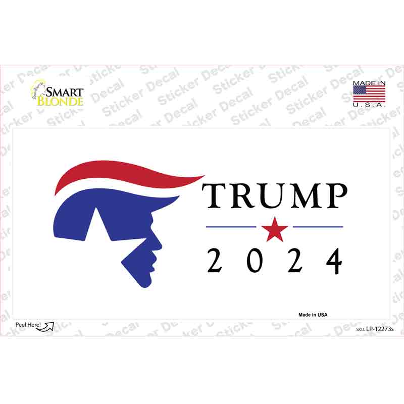 Trump Hair 2020 Novelty Sticker Decal Small