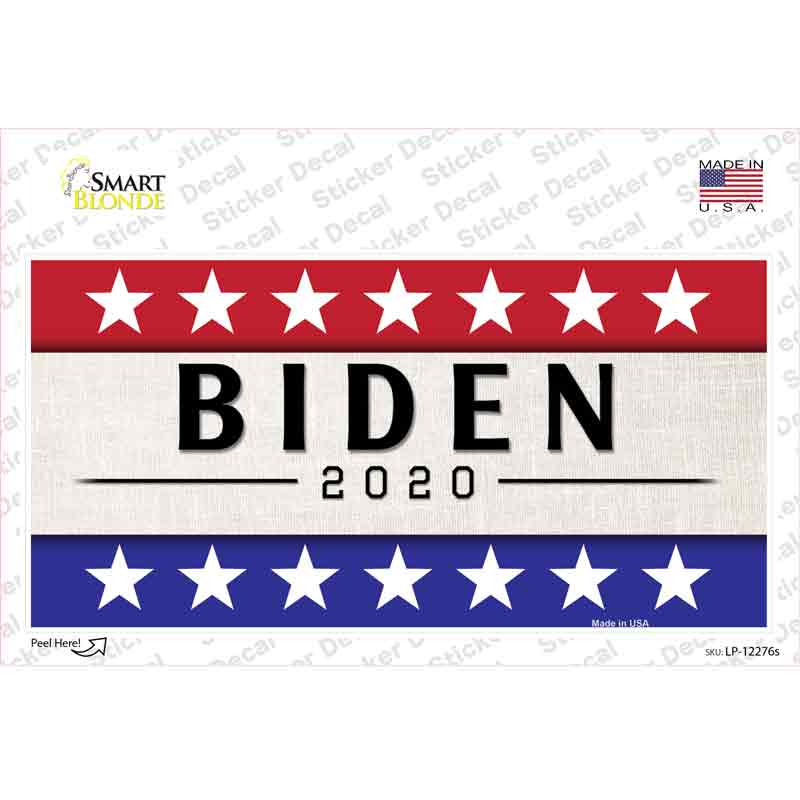 Joe Biden 2020 Novelty Sticker Decal Small