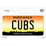 Cubs Indiana Novelty Sticker Decal Small